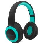 CELEBRAT headphones με μικρόφωνο A23-BL, bluetooth, 40mm, μαύρο-μπλε