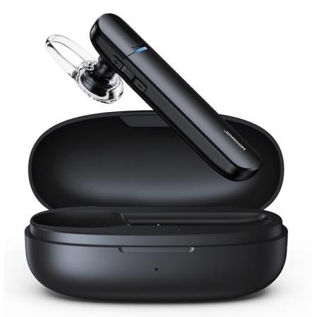 JOYROOM Bluetooth μονό earphone JR-B01S με θήκη φόρτισης, 400mAh, μαύρο