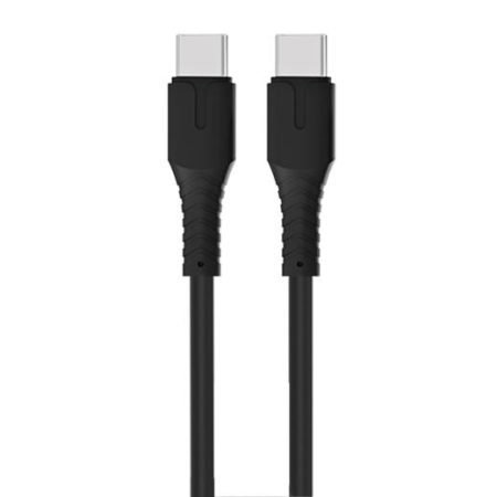 ROCKROSE καλώδιο USB-C Alpha CC1, 3A 60W, 1m, μαύρο