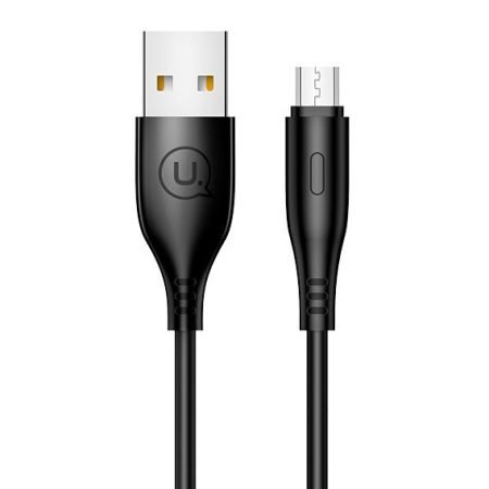 USAMS καλώδιο Micro USB σε USB US-SJ268, 2A, 1m, μαύρο