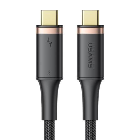 USAMS καλώδιο USB-C US-SJ553 Thunderbolt 3, 100W 40Gbps, 5K, 0