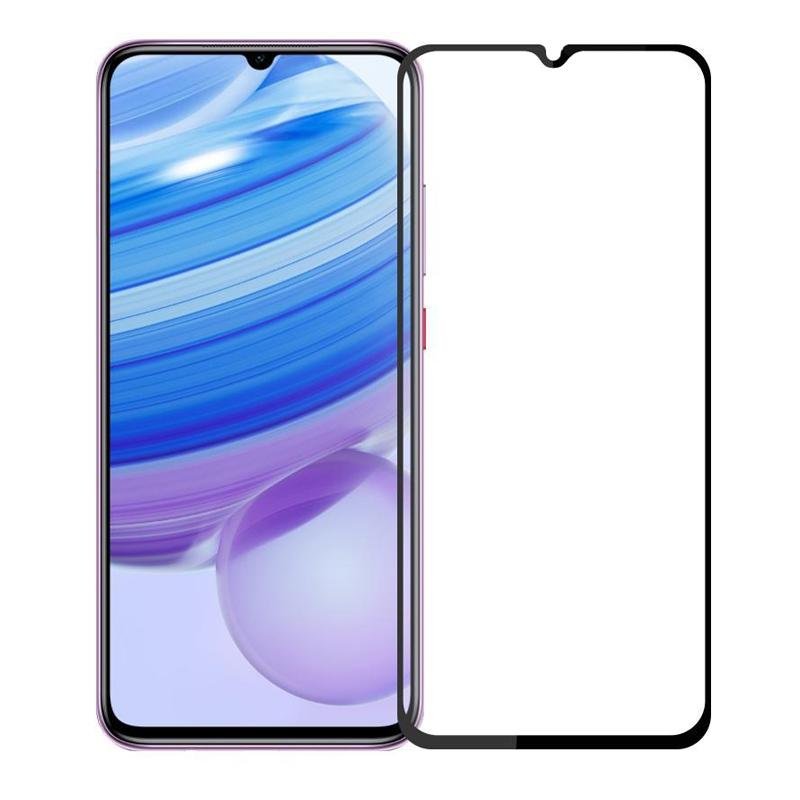 Powertech Tempered Glass 5D, full glue, Xiaomi Redmi 10X/Pro 5G, μαύρο