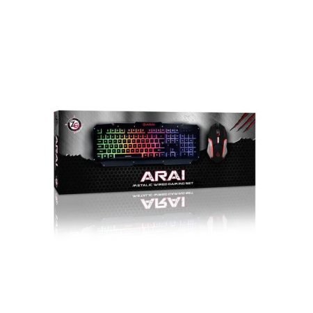 Keyboard & Mouse Metalic Zeroground KB-1700GUMS ARAI-2