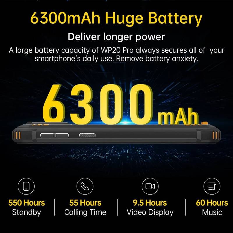 OUKITEL & WP20PRO-BK-3