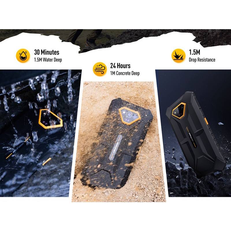 Ulefone smartphone Armor X13, 6.52", 6/64GB, 6320mAh, IP68/IP69K, μαύρο – φωτογραφία 4