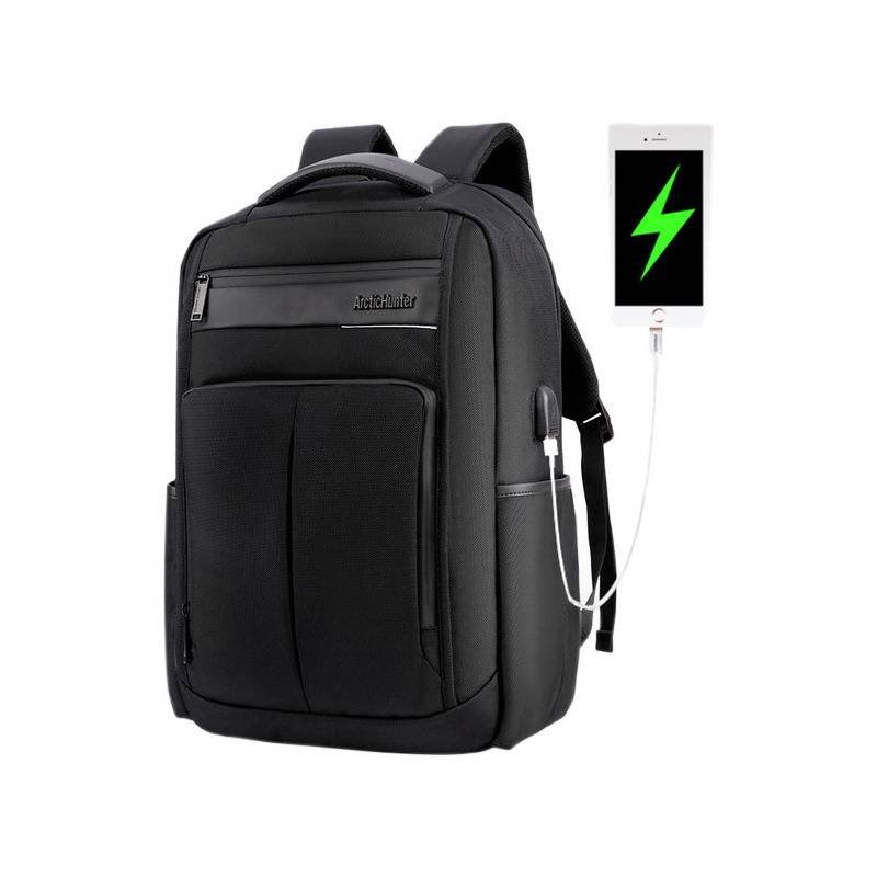 ARCTIC HUNTER τσάντα πλάτης B00121C-BK με θήκη laptop 15.6"