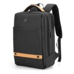 GOLDEN WOLF τσάντα πλάτης GB00378-BK με θήκη laptop 15.6"