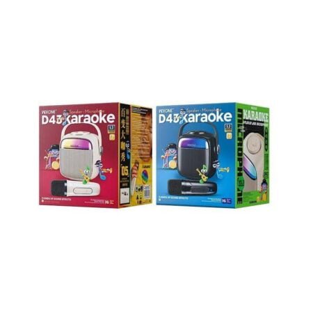 Speaker BT WK D43 mini Karaoke Beige-3