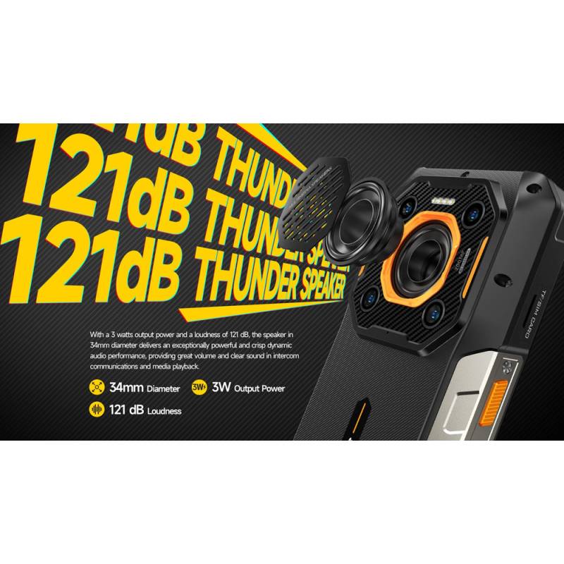 Ulefone smartphone Armor 26 Ultra Walkie-Talkie, 6.78", 12/512GB, 5G, 15600mAh, IP68/IP69K, μαύρο – φωτογραφία 3