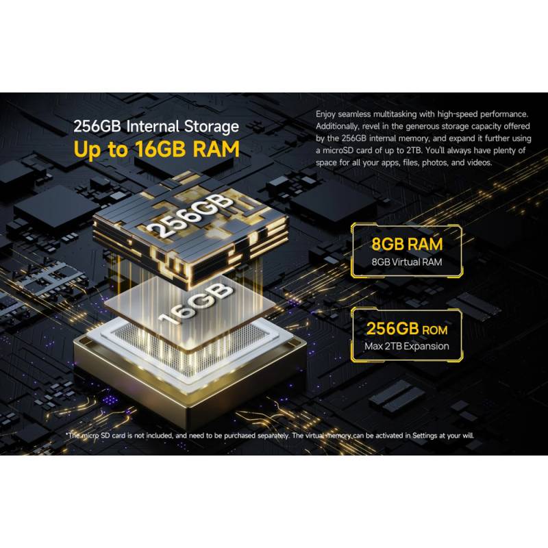 Ulefone tablet Armor Pad 3 Pro, 10.36", 8/256GB, 33280mAh, 4G, μαύρο – φωτογραφία 3