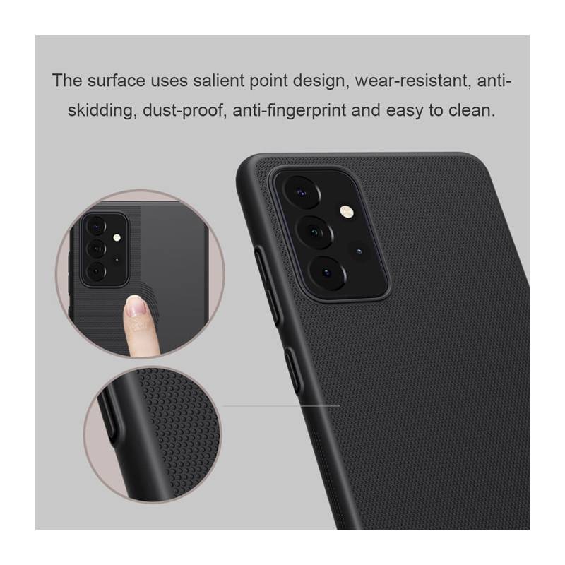 Nillkin θήκη Super Frosted Shield για Samsung Galaxy A72 4G/5G, μαύρη – φωτογραφία 2