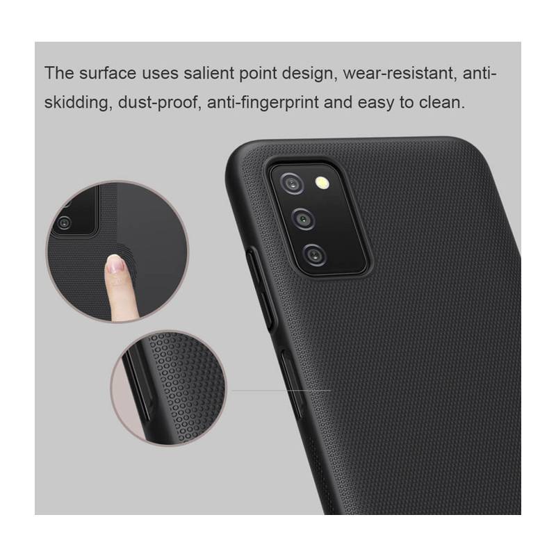 Nillkin θήκη Super Frosted Shield για Samsung Galaxy A03S/A037G, μαύρη – φωτογραφία 2