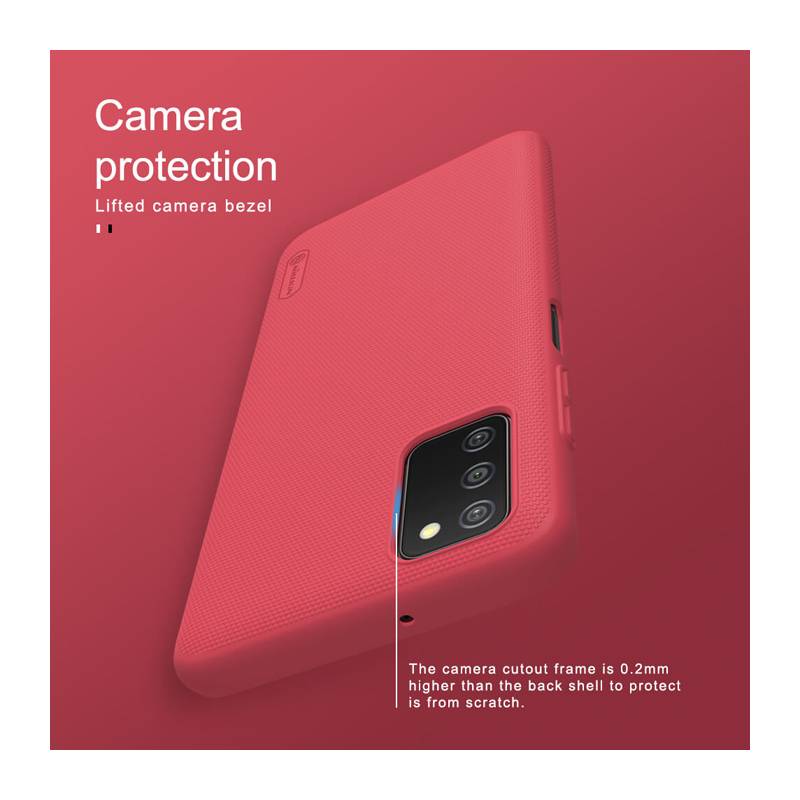 Nillkin θήκη Super Frosted Shield για Samsung Galaxy A03S/A037G, μαύρη – φωτογραφία 3