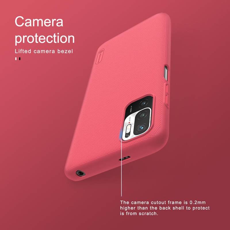 Nillkin θήκη Super Frosted Shield για Xiaomi Note 11 5G/M4 Pro 5G, μαύρη – φωτογραφία 3