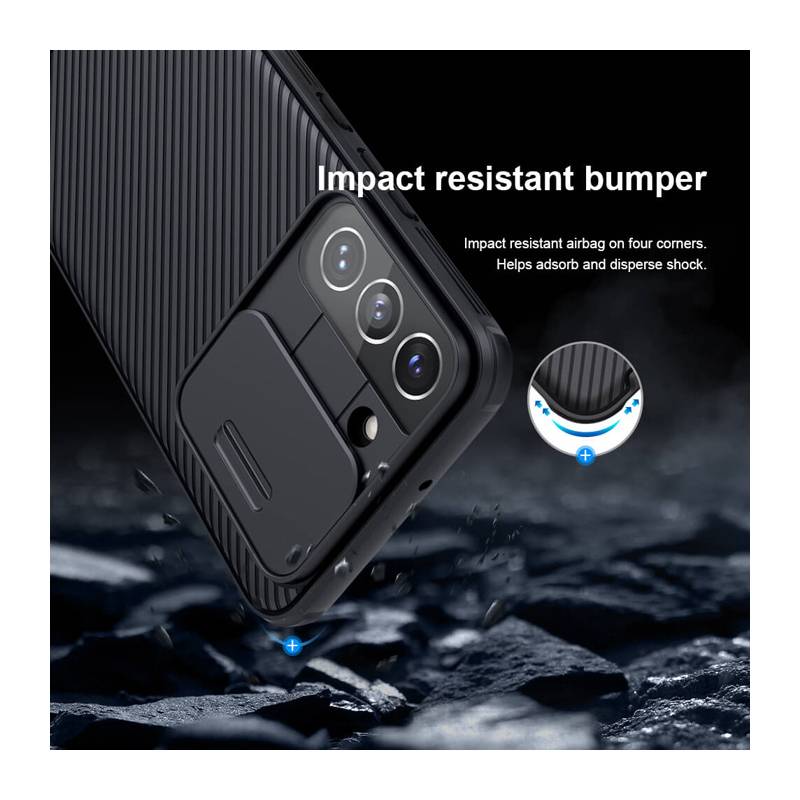 Nillkin θήκη CamShield Pro για Samsung Galaxy S22+, μαύρη – φωτογραφία 3