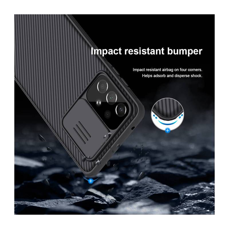 Nillkin θήκη CamShield Pro για Samsung Galaxy A73 5G, μπλε – φωτογραφία 3