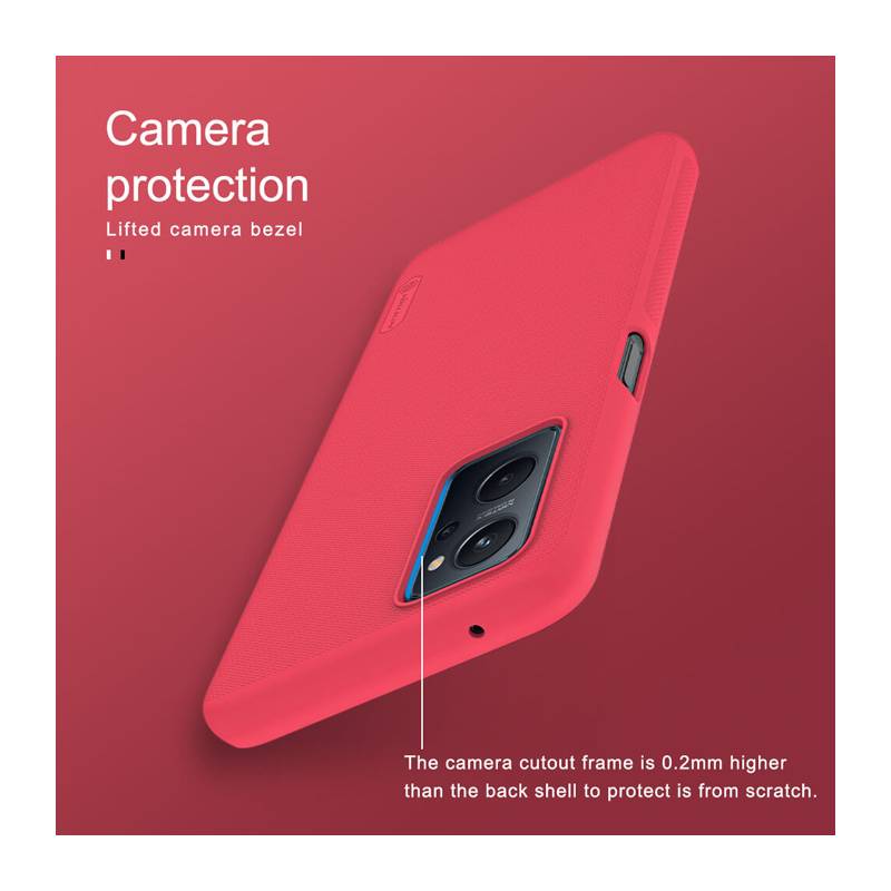 Nillkin θήκη Super Frosted Shield για Realme 9i, μαύρη – φωτογραφία 3