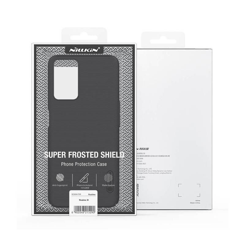 Nillkin θήκη Super Frosted Shield για Realme 9i, μαύρη – φωτογραφία 4