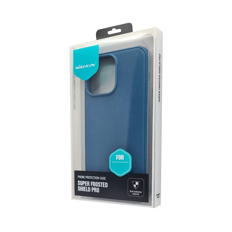 Nillkin θήκη Super Frosted Shield Pro για Apple iPhone 14 Pro, μπλε – φωτογραφία 4