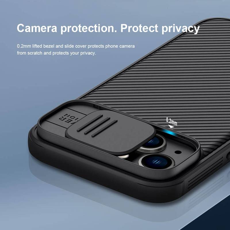 Nillkin θήκη CamShield Pro για Apple iPhone 14 Plus, μαύρη – φωτογραφία 2