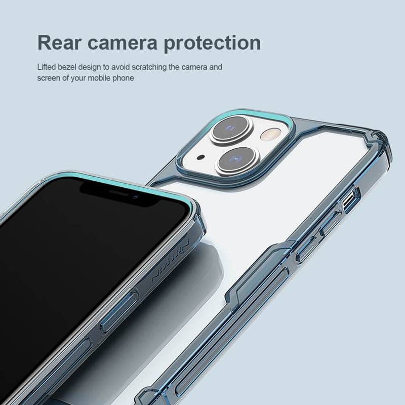 Nillkin θήκη Nature Pro για Apple iPhone 14 Plus, μπλε & διάφανη – φωτογραφία 2