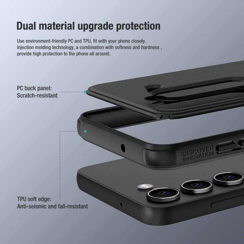 Nillkin θήκη Super Frosted Shield Pro για Samsung S23 Plus, μαύρο – φωτογραφία 3