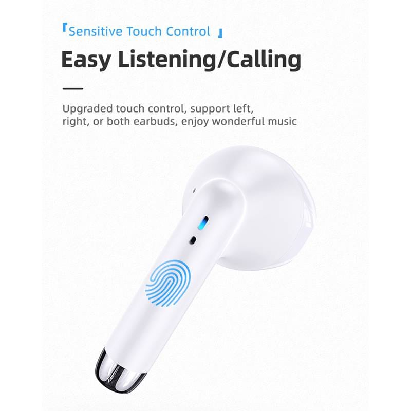 USAMS earphones IA04 με θήκη φόρτισης, True Wireless, Φ13mm, μαύρα – φωτογραφία 2