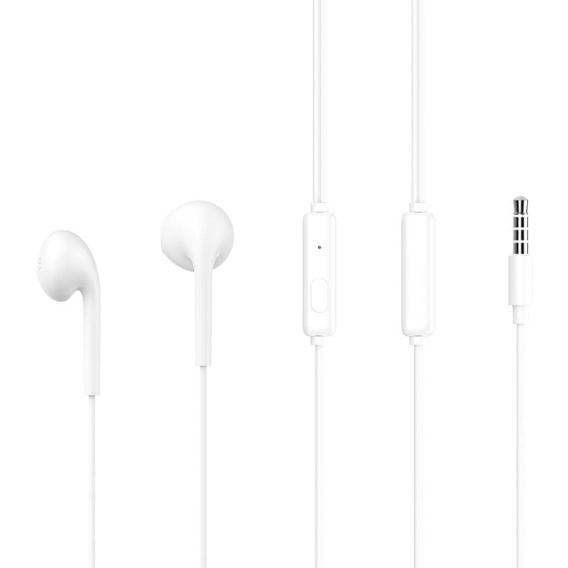 Celebrat earphones με μικρόφωνο G12, 3.5mm σύνδεση, Φ14.2mm, 1.2m, λευκό – φωτογραφία 2