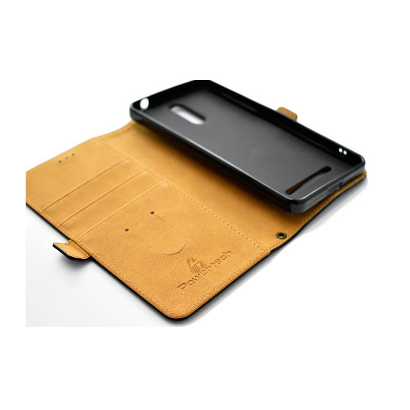 Powertech Θήκη Elegance Leather για Leagoo M8/M8 Pro, Black – φωτογραφία 2