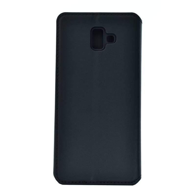 Powertech Θήκη Slim Leather για Samsung J6 Plus 2018, μαύρη – φωτογραφία 2