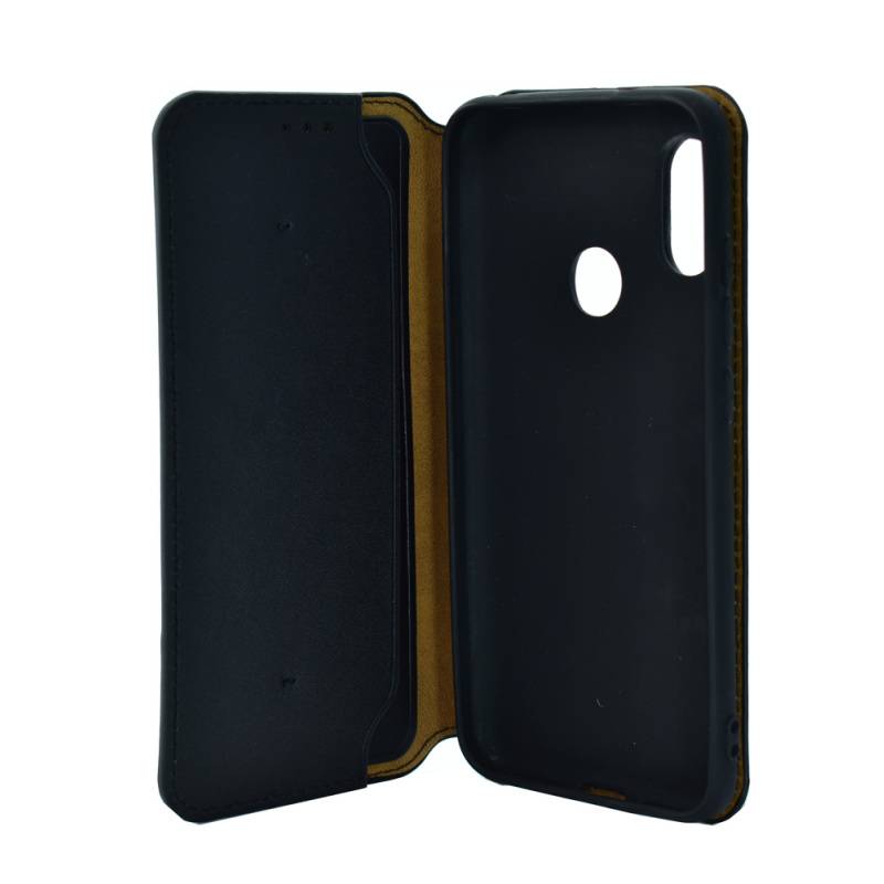 Powertech Θήκη Slim Leather για Xiaomi Redmi 6 Pro, μαύρη – φωτογραφία 3