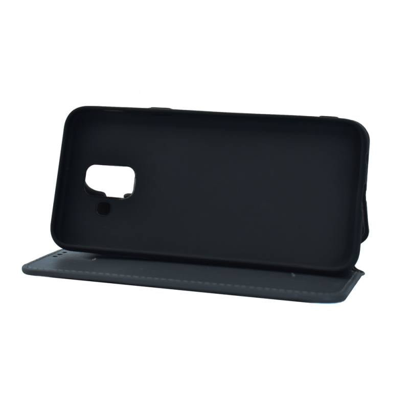 Powertech Θήκη Slim Leather για Xiaomi Redmi 6 Pro, γκρι – φωτογραφία 4