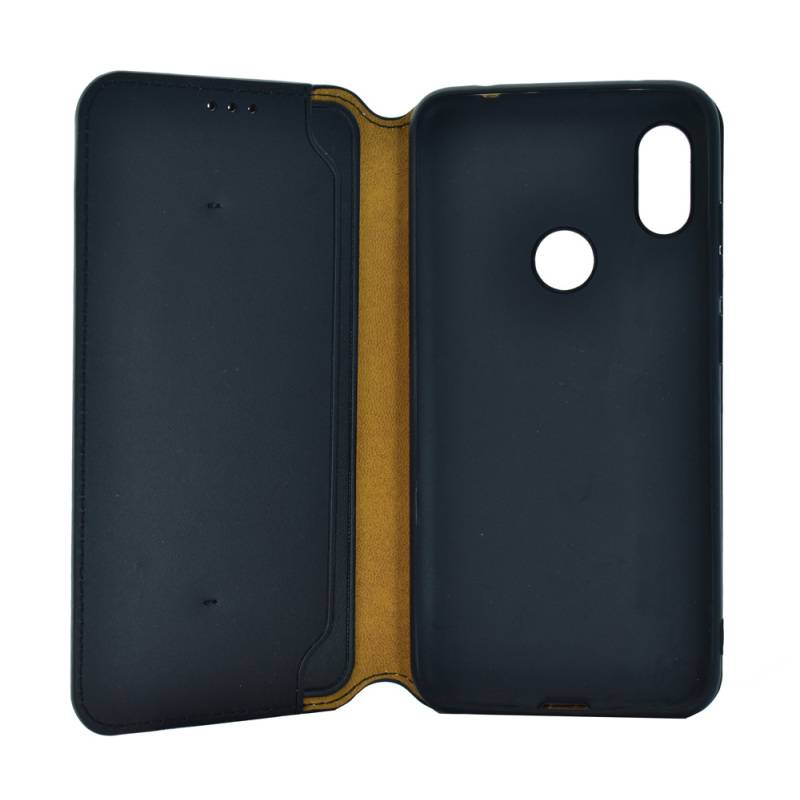 Powertech Θήκη Slim Leather για Xiaomi Redmi Note 6, μαύρη – φωτογραφία 3