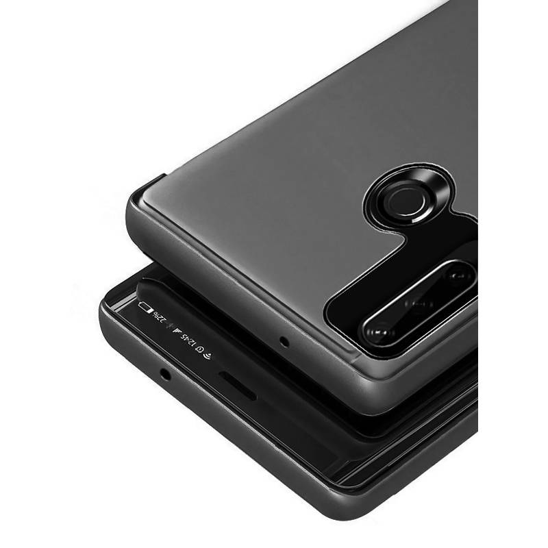 Powertech θήκη Clear view MOB-1517, Huawei Y6p, μαύρη – φωτογραφία 2