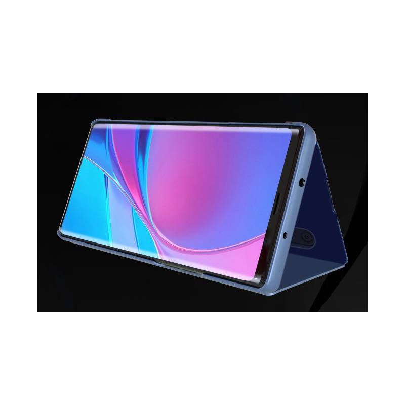 Powertech θήκη Clear view MOB-1551, Xiaomi Mi Note 10 Lite, μπλε – φωτογραφία 3