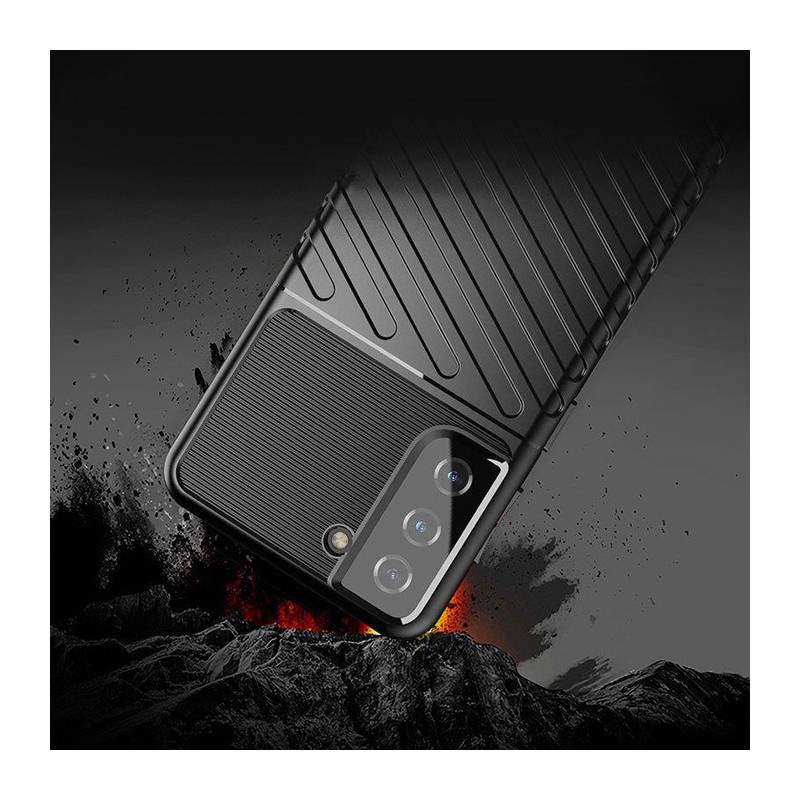 Powertech Θήκη Thunder MOB-1734 για Samsung S22, μαύρη – φωτογραφία 2
