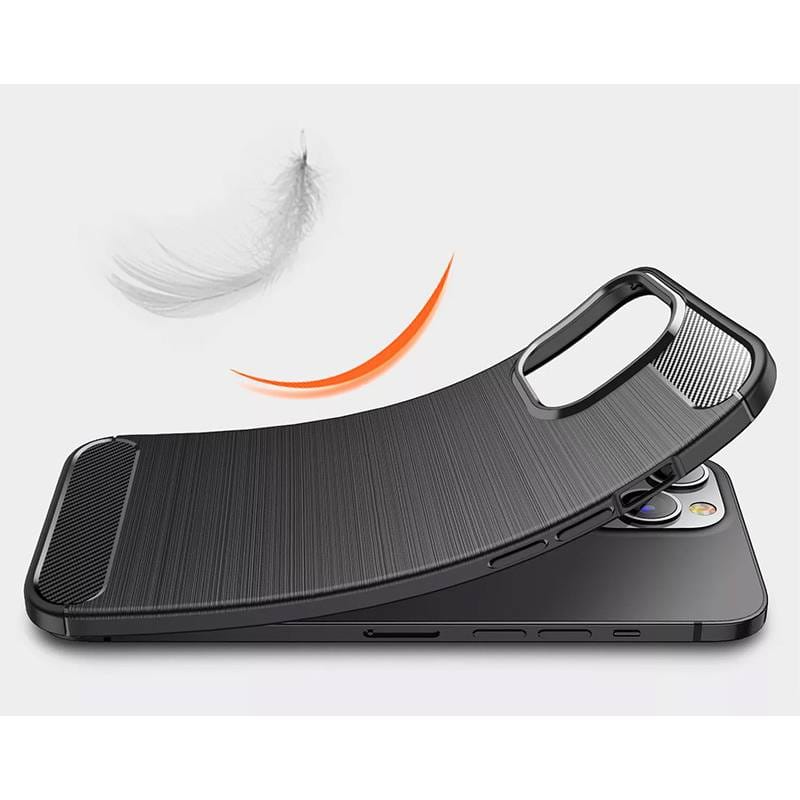 Powertech θήκη Carbon MOB-1741 για Samsung A73 5G, μαύρη – φωτογραφία 2