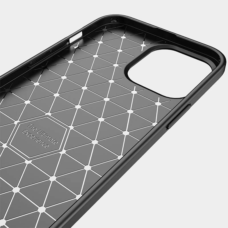 Powertech θήκη Carbon MOB-1741 για Samsung A73 5G, μαύρη – φωτογραφία 3