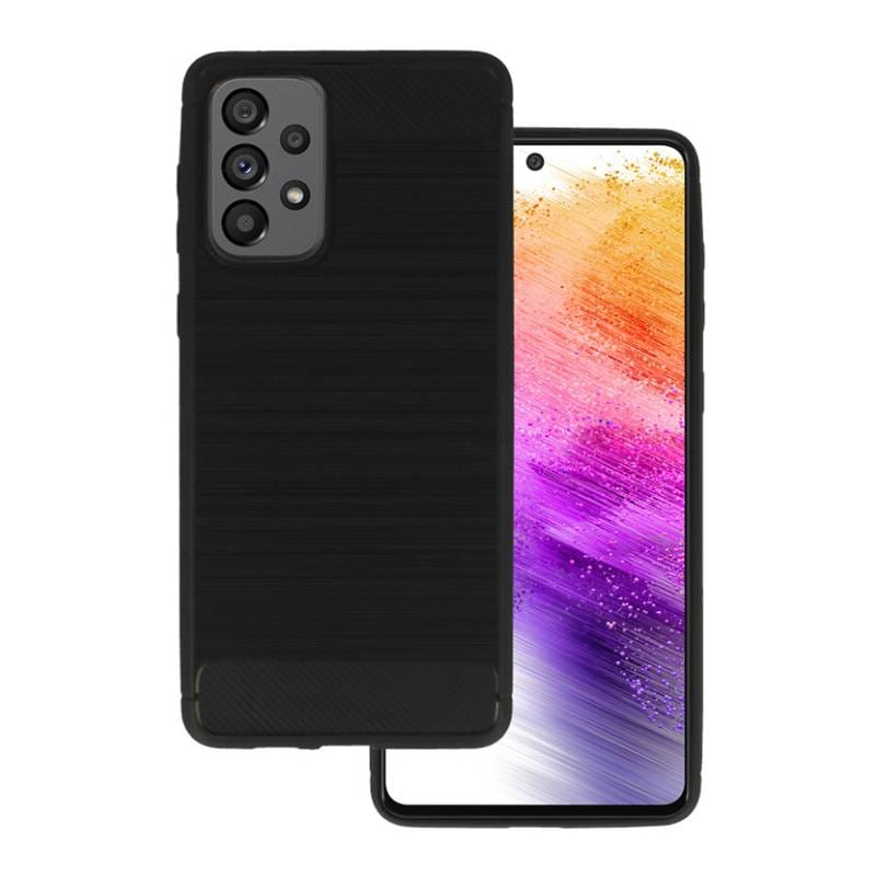 Powertech θήκη Carbon MOB-1741 για Samsung A73 5G, μαύρη