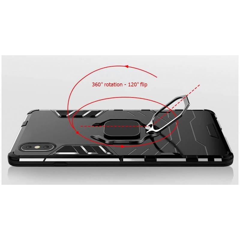 Powertech Θήκη Ring Armor MOB-1749 για iPhone 14 Pro Max, μαύρη – φωτογραφία 3