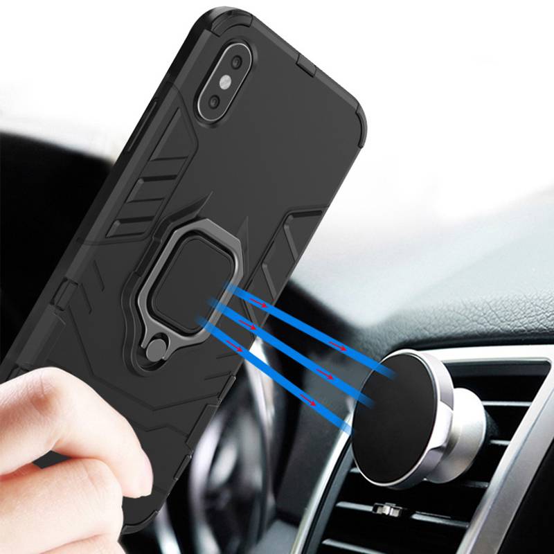 Powertech Θήκη Ring Armor MOB-1749 για iPhone 14 Pro Max, μαύρη – φωτογραφία 2