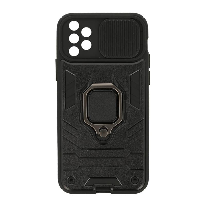 Powertech Θήκη Ring Lens MOB-1751 για Samsung A73 5G, μαύρη