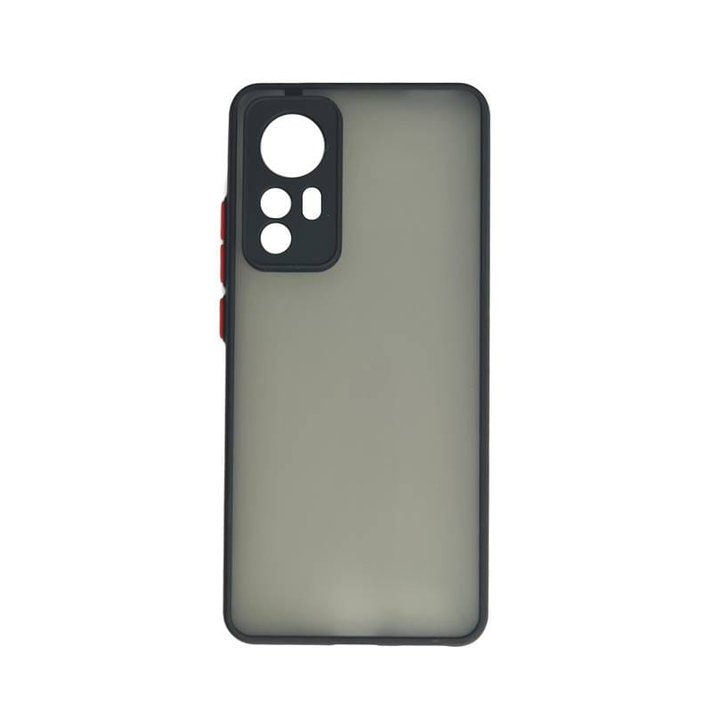 Powertech Θήκη Color Button MOB-1758 για Xiaomi 12/12X, μαύρη
