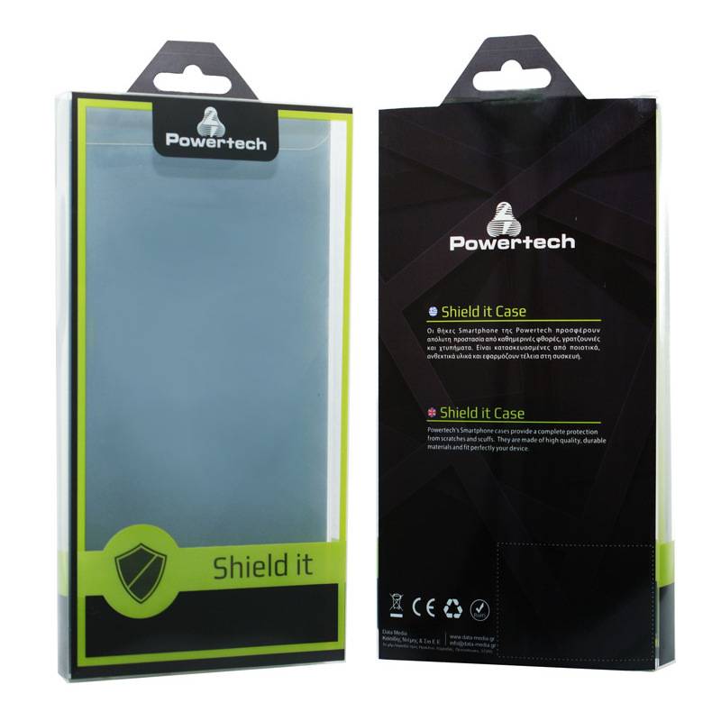 Powertech universal θήκη κινητού με ring PT-530, έως 7.5 x 14.5cm, μαύρη – φωτογραφία 2