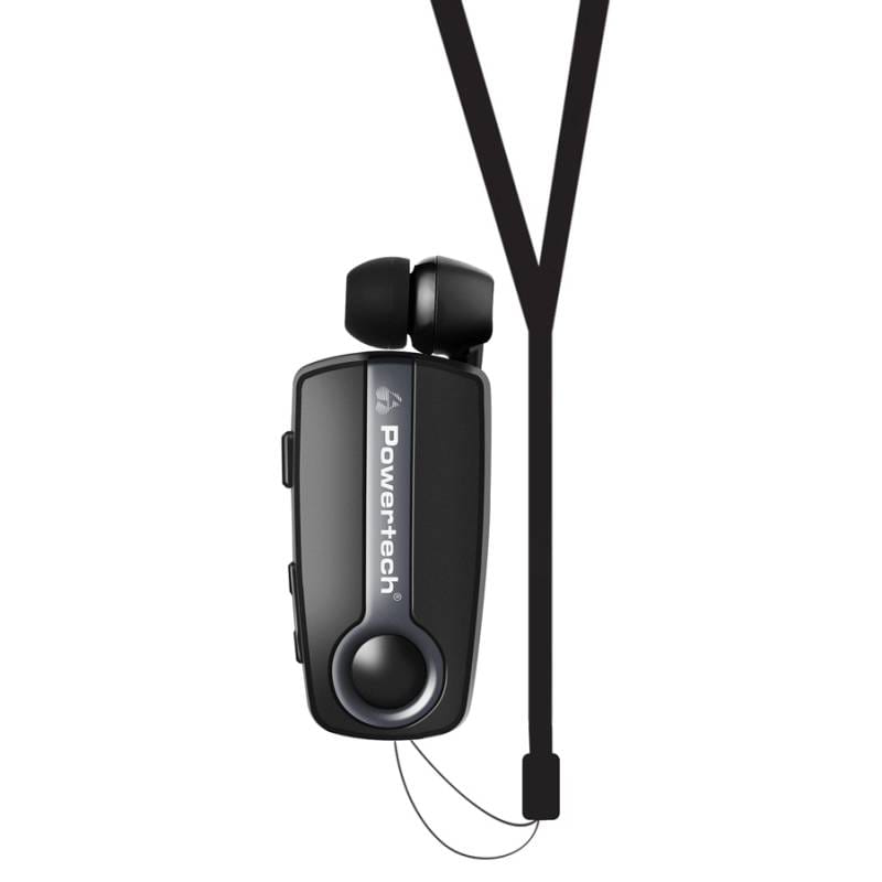 Powertech earphone Klipp 2 PT-998 multipoint, Bluetooth 5.1, USB-C, γκρι – φωτογραφία 4