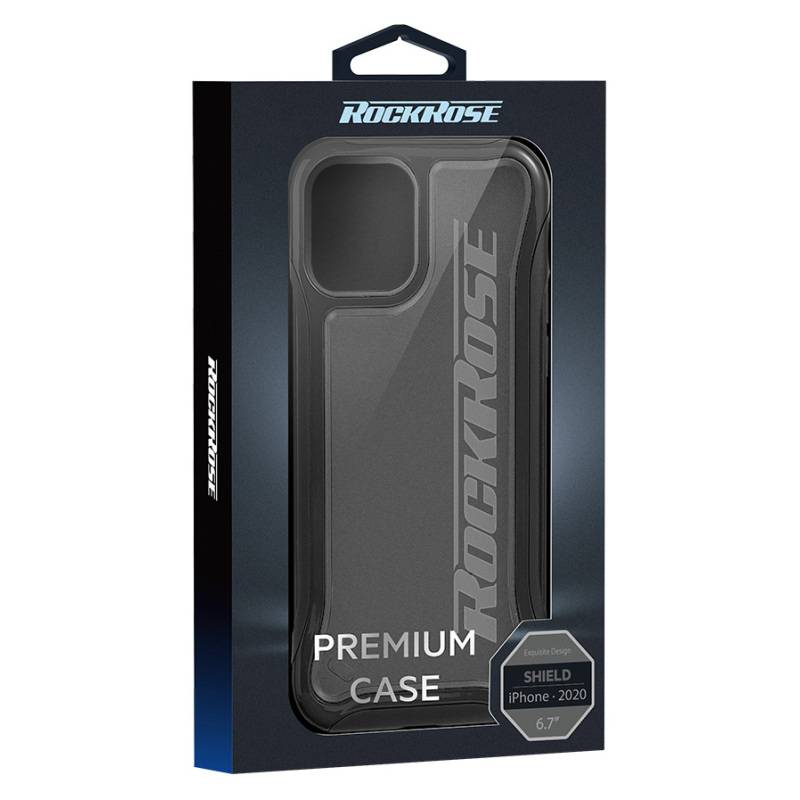 Rockrose θήκη Shield για iPhone 12 mini, μαύρη – φωτογραφία 3