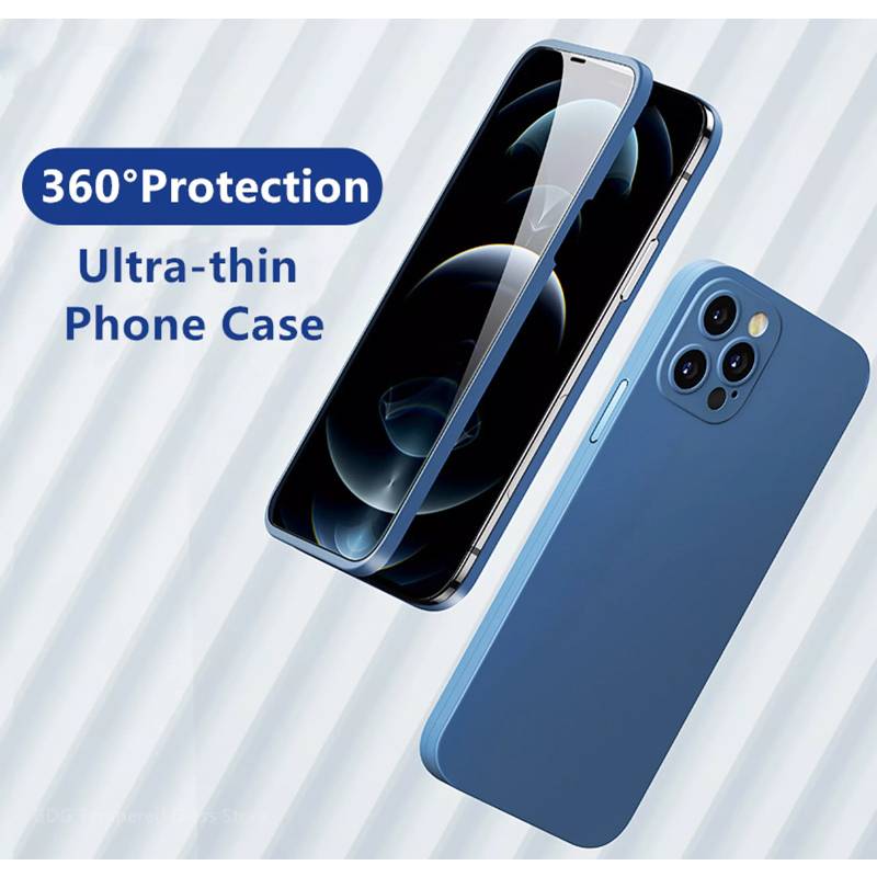 Powertech θήκη & tempered glass 2.5D TGC-0005 για iPhone 12 Pro, μπλε – φωτογραφία 2