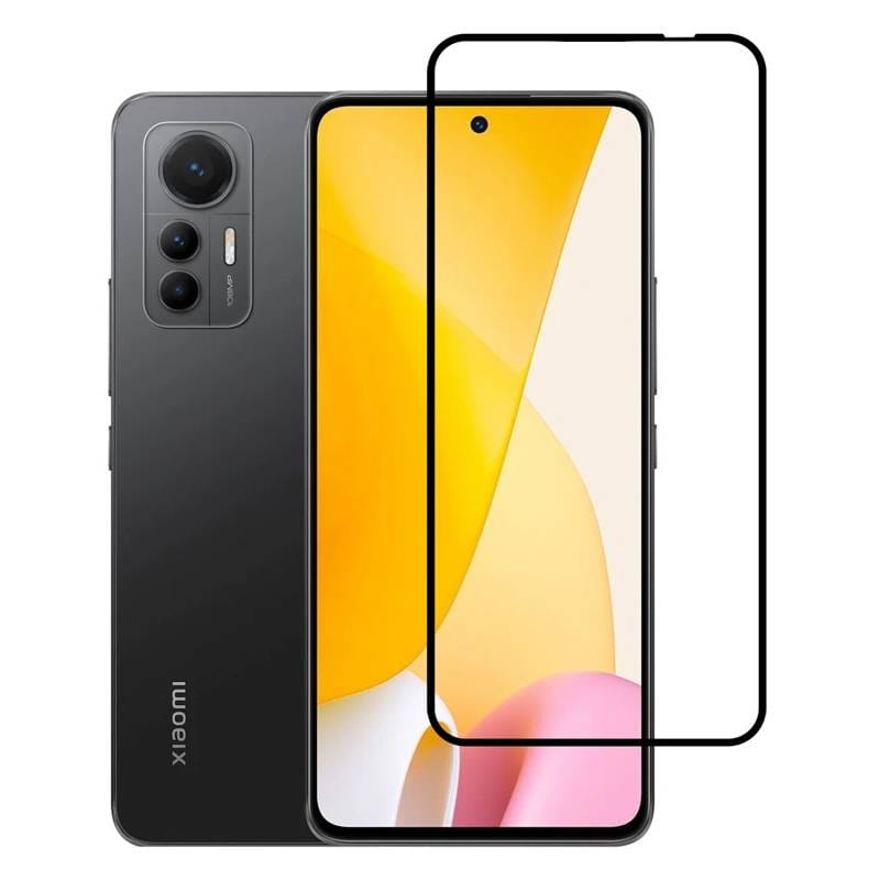 Powertech tempered glass 5D TGC-0586, full glue, Xiaomi 12 Lite, μαύρο