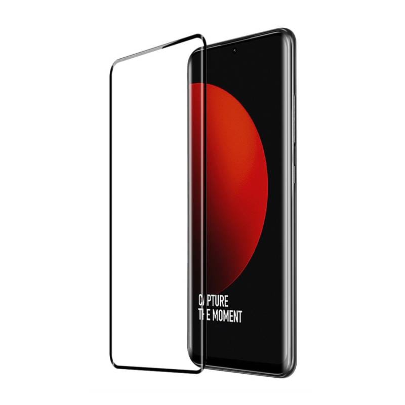 Powertech tempered glass 3D TGC-0587, full glue, Xiaomi 12S Ultra, μαύρο