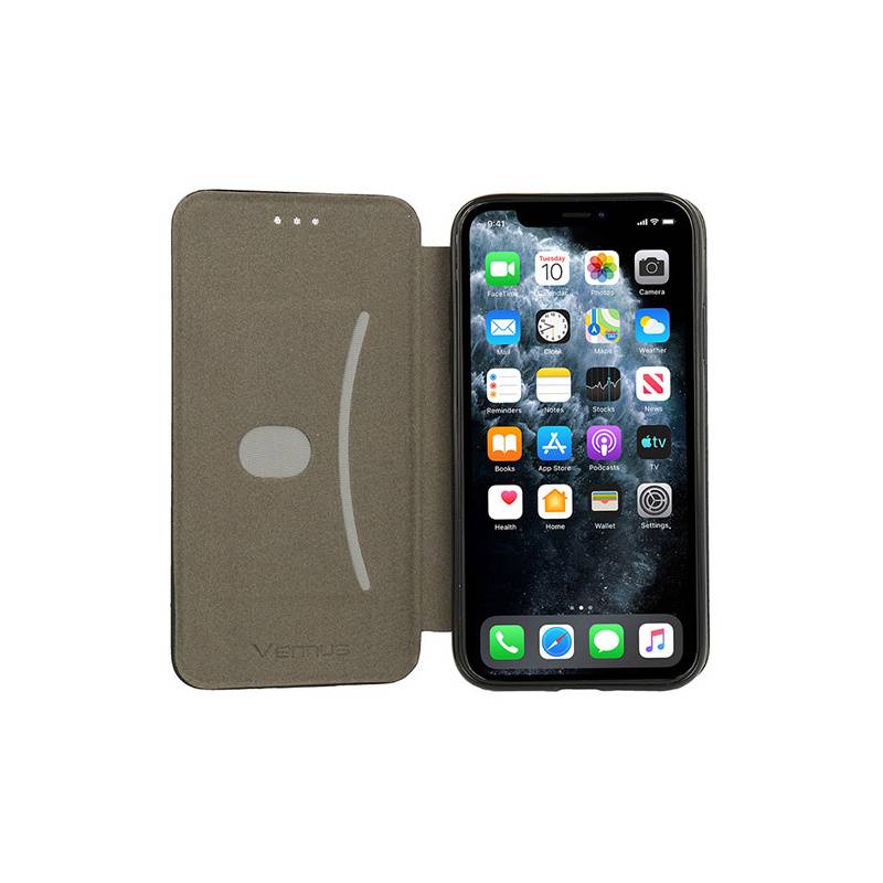 Vennus Θήκη Βook Elegance VNS-0048 για iPhone 14 Plus, μαύρη – φωτογραφία 3